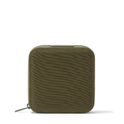 Frankie Jewelry Case In Dark Moss, Large