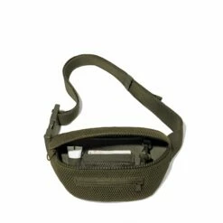 Ace Fanny Pack In Dark Moss Air Mesh -Hot Sale Dagne Dover Store 365 Ace Dark Moss Aerial FFFFFF