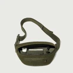 Ace Fanny Pack In Dark Moss Air Mesh -Hot Sale Dagne Dover Store 365 Ace Dark Moss Aerialcopy EDEAE8