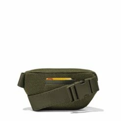 Ace Fanny Pack In Dark Moss Air Mesh -Hot Sale Dagne Dover Store 365 Ace Dark Moss Back FFFFFF