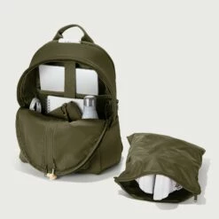 Dakota Backpack In Dark Moss, Large -Hot Sale Dagne Dover Store 365 Dakota DarkMoss Large 2222 EDEAE8