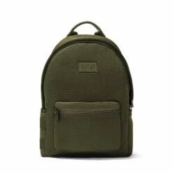 Dakota Backpack In Dark Moss Air Mesh, Large -Hot Sale Dagne Dover Store 365 Dakota L Dark Moss Front FFFFFF