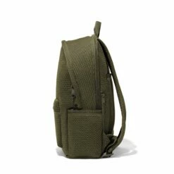 Dakota Backpack In Dark Moss Air Mesh, Large -Hot Sale Dagne Dover Store 365 Dakota L Dark Moss Side FFFFFF