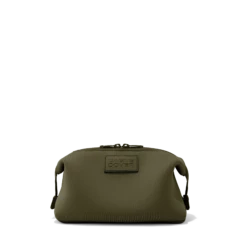 Hunter Toiletry Bag In Dark Moss, Large