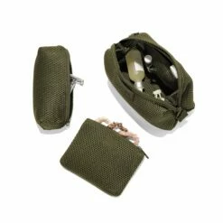 Hunter Toiletry Bag In Dark Moss Air Mesh, Large -Hot Sale Dagne Dover Store 365 Hunter L Dark Moss Aerial Acc Bags FFFFFF