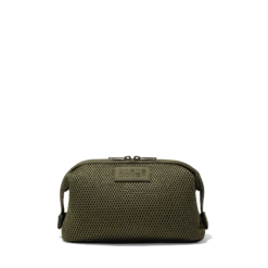 Hunter Toiletry Bag In Dark Moss Air Mesh, Large