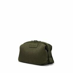 Hunter Toiletry Bag In Dark Moss Air Mesh, Large -Hot Sale Dagne Dover Store 365 Hunter L Dark Moss FFFFFF