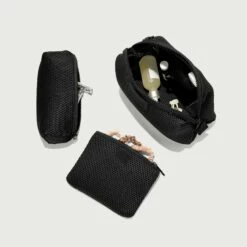 Hunter Toiletry Bag In Onyx Air Mesh, Large -Hot Sale Dagne Dover Store 365 Hunter L Onyx Aerial Acc Bagscopy EDEAE8