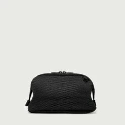 Hunter Toiletry Bag In Onyx Air Mesh, Large -Hot Sale Dagne Dover Store 365 Hunter L Onyx Backcopy EDEAE8