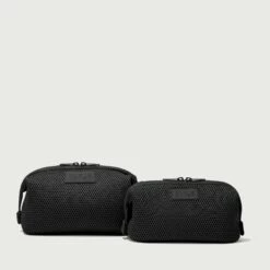 Hunter Toiletry Bag In Onyx Air Mesh, Large -Hot Sale Dagne Dover Store 365 Hunter L Onyx Comparisoncopy EDEAE8