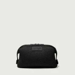 Hunter Toiletry Bag In Onyx Air Mesh, Large -Hot Sale Dagne Dover Store 365 Hunter L Onyx Frontcopy EDEAE8