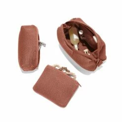 Hunter Toiletry Bag In Warm Dust Air Mesh, Large -Hot Sale Dagne Dover Store 365 Hunter L Warm Dust Aerial Acc Bags FFFFFF