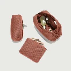 Hunter Toiletry Bag In Warm Dust Air Mesh, Large -Hot Sale Dagne Dover Store 365 Hunter L Warm Dust Aerial Acc Bagscopy EDEAE8