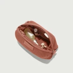 Hunter Toiletry Bag In Warm Dust Air Mesh, Large -Hot Sale Dagne Dover Store 365 Hunter L Warm Dust Aerial Bag Onlycopy EDEAE8