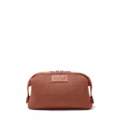 Hunter Toiletry Bag In Warm Dust Air Mesh, Large -Hot Sale Dagne Dover Store 365 Hunter L Warm Dust Front FFFFFF