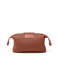 Hunter Toiletry Bag In Warm Dust Air Mesh, Large -Hot Sale Dagne Dover Store 365 Hunter L Warm Dust Front Unsnapped FFFFFF