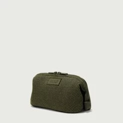 Hunter Toiletry Bag In Dark Moss Air Mesh, Small -Hot Sale Dagne Dover Store 365 Hunter S Dark Moss copy EDEAE8
