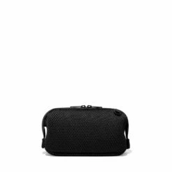 Hunter Toiletry Bag In Onyx Air Mesh, Small -Hot Sale Dagne Dover Store 365 Hunter S Onyx Back FFFFFF