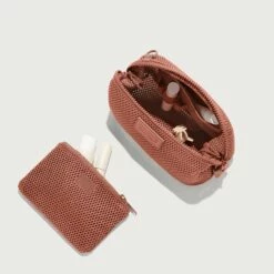 Hunter Toiletry Bag In Warm Dust Air Mesh, Small -Hot Sale Dagne Dover Store 365 Hunter S Warm Dust Aerial Acc Bagscopy EDEAE8