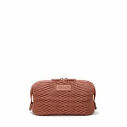 Hunter Toiletry Bag In Warm Dust Air Mesh, Small -Hot Sale Dagne Dover Store 365 Hunter S Warm Dust Front FFFFFF