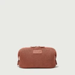 Hunter Toiletry Bag In Warm Dust Air Mesh, Small -Hot Sale Dagne Dover Store 365 Hunter S Warm Dust Frontcopy EDEAE8