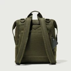 Indi Diaper Backpack In Dark Moss Air Mesh, Large -Hot Sale Dagne Dover Store 365 Indi L Dark Moss Backcopy EDEAE8