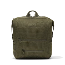 Indi Diaper Backpack In Dark Moss Air Mesh, Large