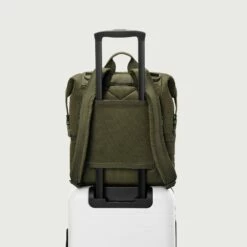 Indi Diaper Backpack In Dark Moss Air Mesh, Large -Hot Sale Dagne Dover Store 365 Indi L Dark Moss Luggagecopy EDEAE8