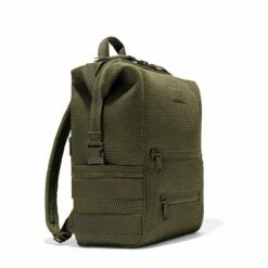 Indi Diaper Backpack In Dark Moss Air Mesh, Large -Hot Sale Dagne Dover Store 365 Indi L Dark Moss FFFFFF