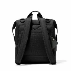 Indi Diaper Backpack In Onyx Air Mesh, Large -Hot Sale Dagne Dover Store 365 Indi L Onyx Back FFFFFF