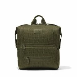 Indi Diaper Backpack In Dark Moss Air Mesh, Medium 29 Indi Diaper Backpack In Dark Moss Air Mesh, Medium -Hot Sale Dagne Dover Store 365 Indi M Dark Moss Front FFFFFF