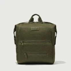 Indi Diaper Backpack In Dark Moss Air Mesh, Medium 21 Indi Diaper Backpack In Dark Moss Air Mesh, Medium -Hot Sale Dagne Dover Store 365 Indi M Dark Moss Frontcopy EDEAE8