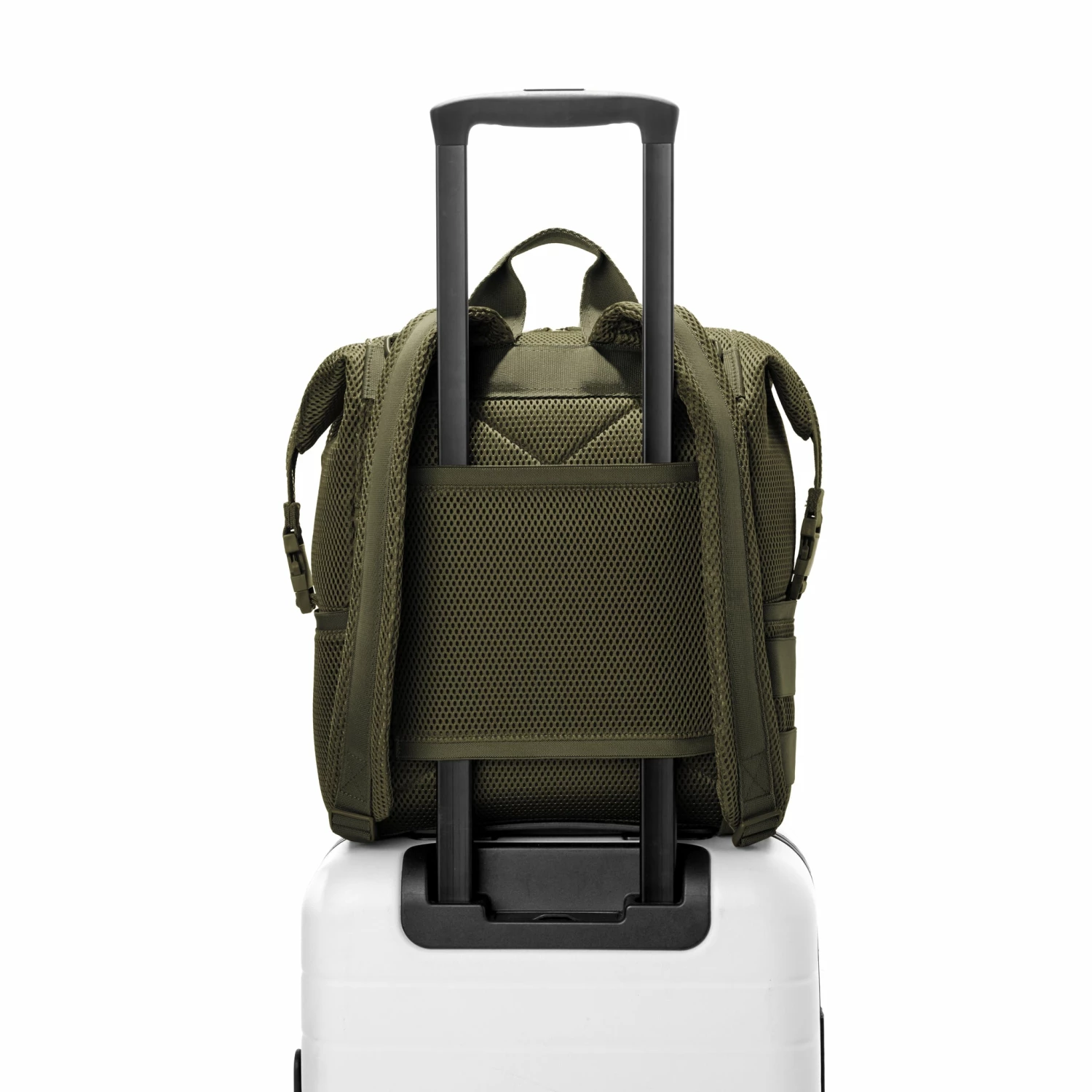 Indi Diaper Backpack In Dark Moss Air Mesh, Medium 17 Indi Diaper Backpack In Dark Moss Air Mesh, Medium - Image 17