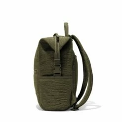 Indi Diaper Backpack In Dark Moss Air Mesh, Medium 32 Indi Diaper Backpack In Dark Moss Air Mesh, Medium -Hot Sale Dagne Dover Store 365 Indi M Dark Moss Side FFFFFF