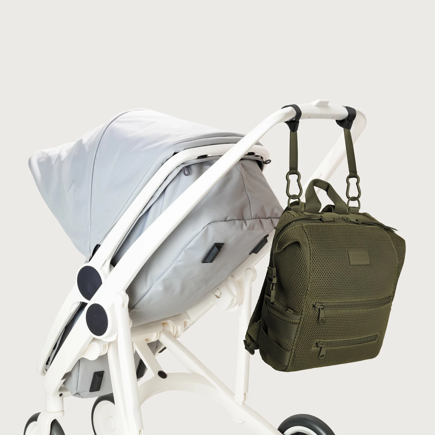 Indi Diaper Backpack In Dark Moss Air Mesh, Medium 8 Indi Diaper Backpack In Dark Moss Air Mesh, Medium - Image 8