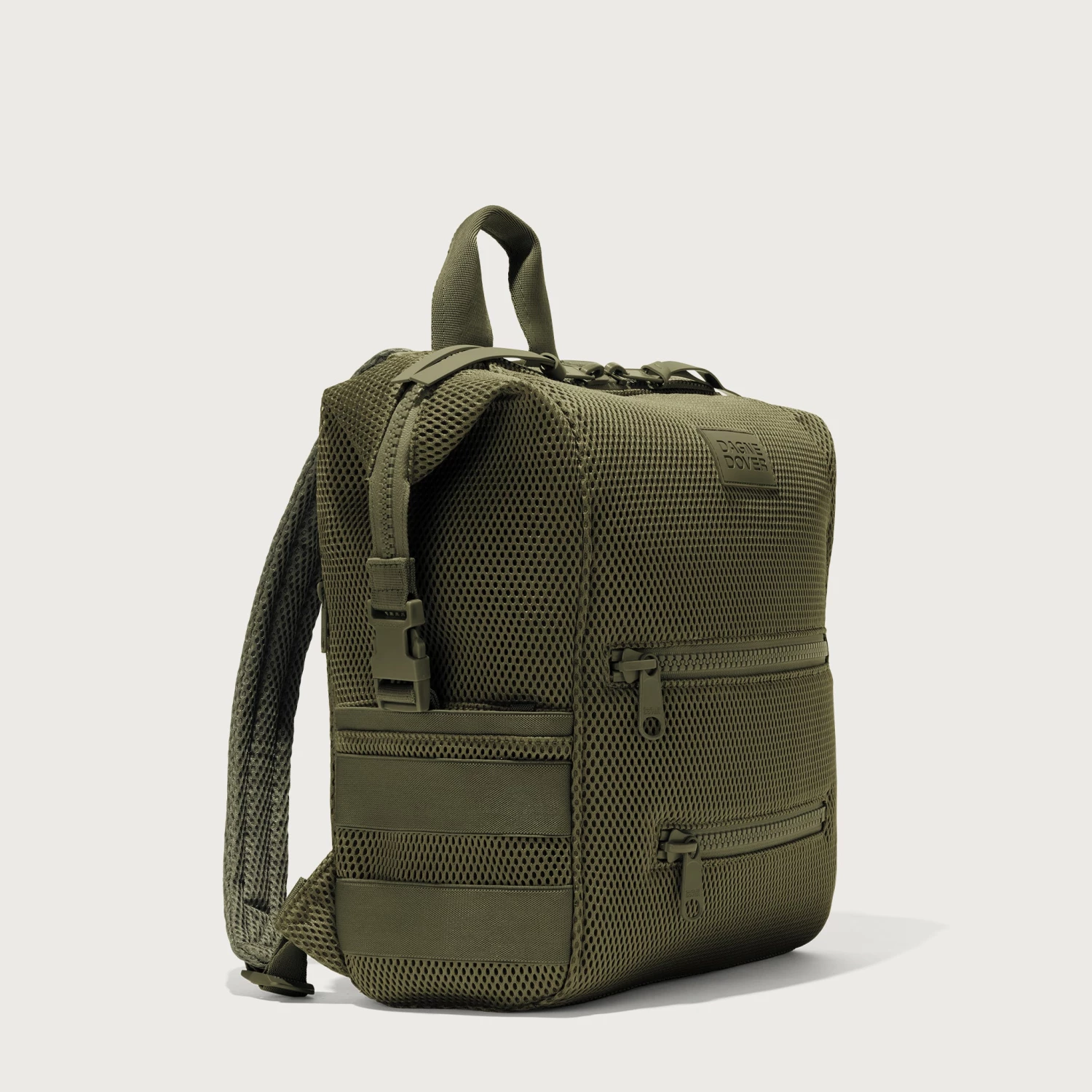 Indi Diaper Backpack In Dark Moss Air Mesh, Medium 4 Indi Diaper Backpack In Dark Moss Air Mesh, Medium - Image 4