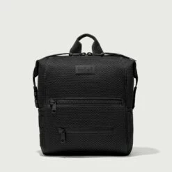 Indi Diaper Backpack In Onyx Air Mesh, Medium -Hot Sale Dagne Dover Store 365 Indi M Onyx Frontcopy EDEAE8
