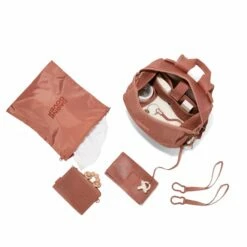 Indi Diaper Backpack In Warm Dust Air Mesh, Medium -Hot Sale Dagne Dover Store 365 Indi M Warm Dust Aerial FFFFFF