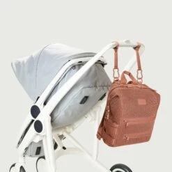Indi Diaper Backpack In Warm Dust Air Mesh, Medium -Hot Sale Dagne Dover Store 365 Indi M Warm Dust Strollercopy EDEAE8