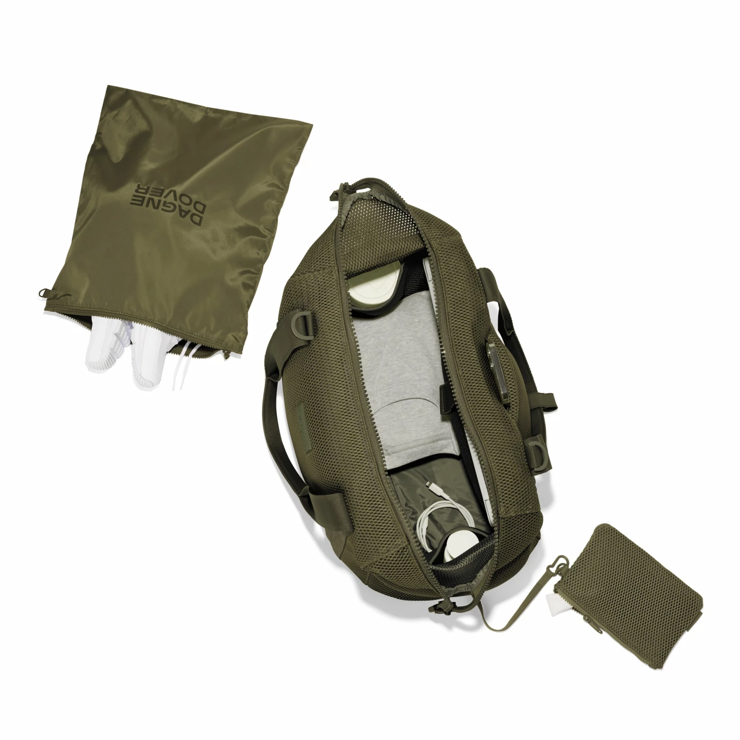 Landon Carryall In Dark Moss Air Mesh, Large 16 Landon Carryall In Dark Moss Air Mesh, Large - Image 16