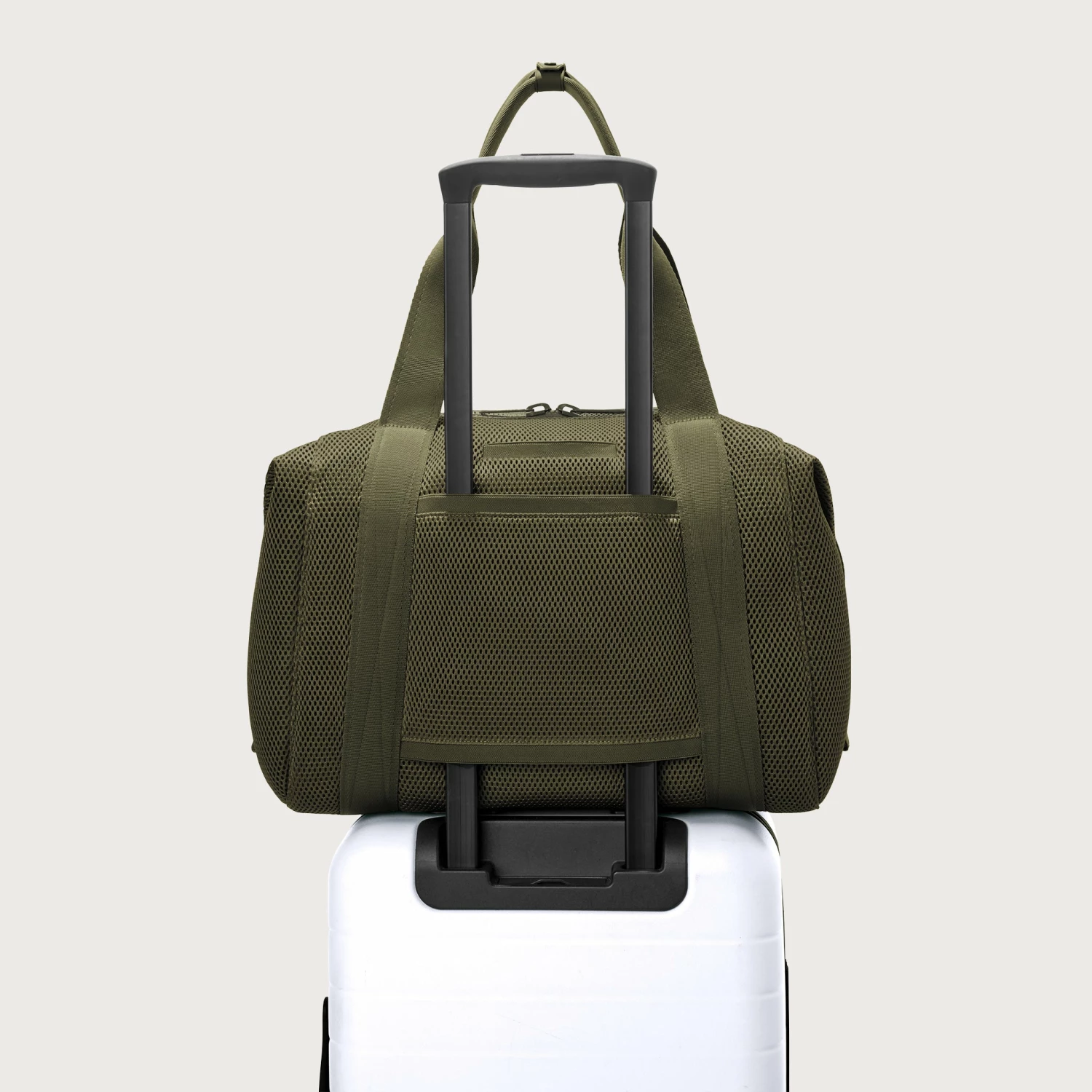 Landon Carryall In Dark Moss Air Mesh, Large 8 Landon Carryall In Dark Moss Air Mesh, Large - Image 8