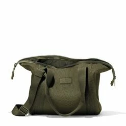 Landon Carryall In Dark Moss Air Mesh, Medium 30 Landon Carryall In Dark Moss Air Mesh, Medium -Hot Sale Dagne Dover Store 365 Landon M Dark Moss Bag Open FFFFFF