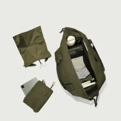 Landon Carryall In Dark Moss Air Mesh, Extra Large -Hot Sale Dagne Dover Store 365 Landon XL Dark Moss Aerialcopy EDEAE8