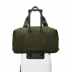 Landon Carryall In Dark Moss Air Mesh, Extra Large -Hot Sale Dagne Dover Store 365 Landon XL Dark Moss Luggage FFFFFF