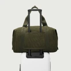 Landon Carryall In Dark Moss Air Mesh, Extra Large -Hot Sale Dagne Dover Store 365 Landon XL Dark Moss Luggagecopy EDEAE8