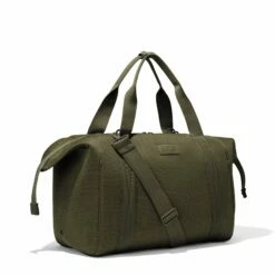 Landon Carryall In Dark Moss Air Mesh, Extra Large -Hot Sale Dagne Dover Store 365 Landon XL Dark Moss Unsnapped FFFFFF