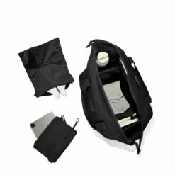 Landon Carryall In Onyx Air Mesh, Extra Large -Hot Sale Dagne Dover Store 365 Landon XL Onyx Aerial FFFFFF