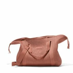 Landon Carryall In Warm Dust Air Mesh, Extra Large -Hot Sale Dagne Dover Store 365 Landon XL Warm Dust Bag Open FFFFFF