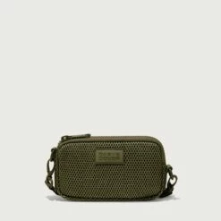 Mara Phone Sling In Dark Moss Air Mesh -Hot Sale Dagne Dover Store 365 Mara Dark Moss Frontcopy EDEAE8