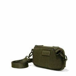 Mara Phone Sling In Dark Moss Air Mesh -Hot Sale Dagne Dover Store 365 Mara Dark Moss FFFFFF